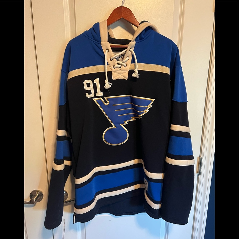 St. Louis Blues Vladimir Tarasenko Hockey Jersey Hoodie - Size XL